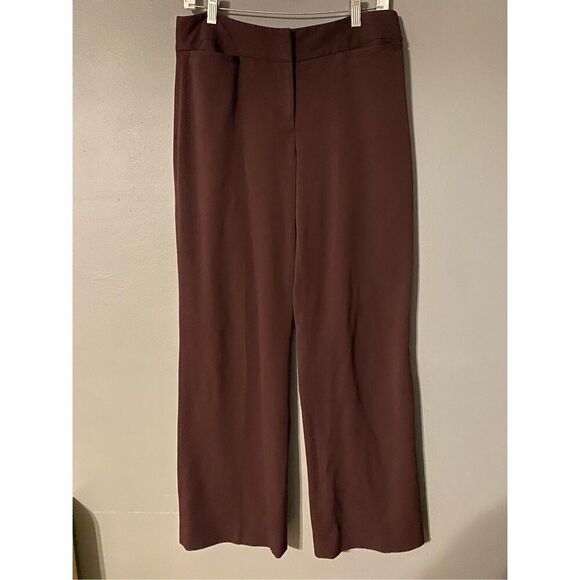 Rafaella Purple/Plum Straight Leg Dress Pants Size 8 - Picture 1 of 6